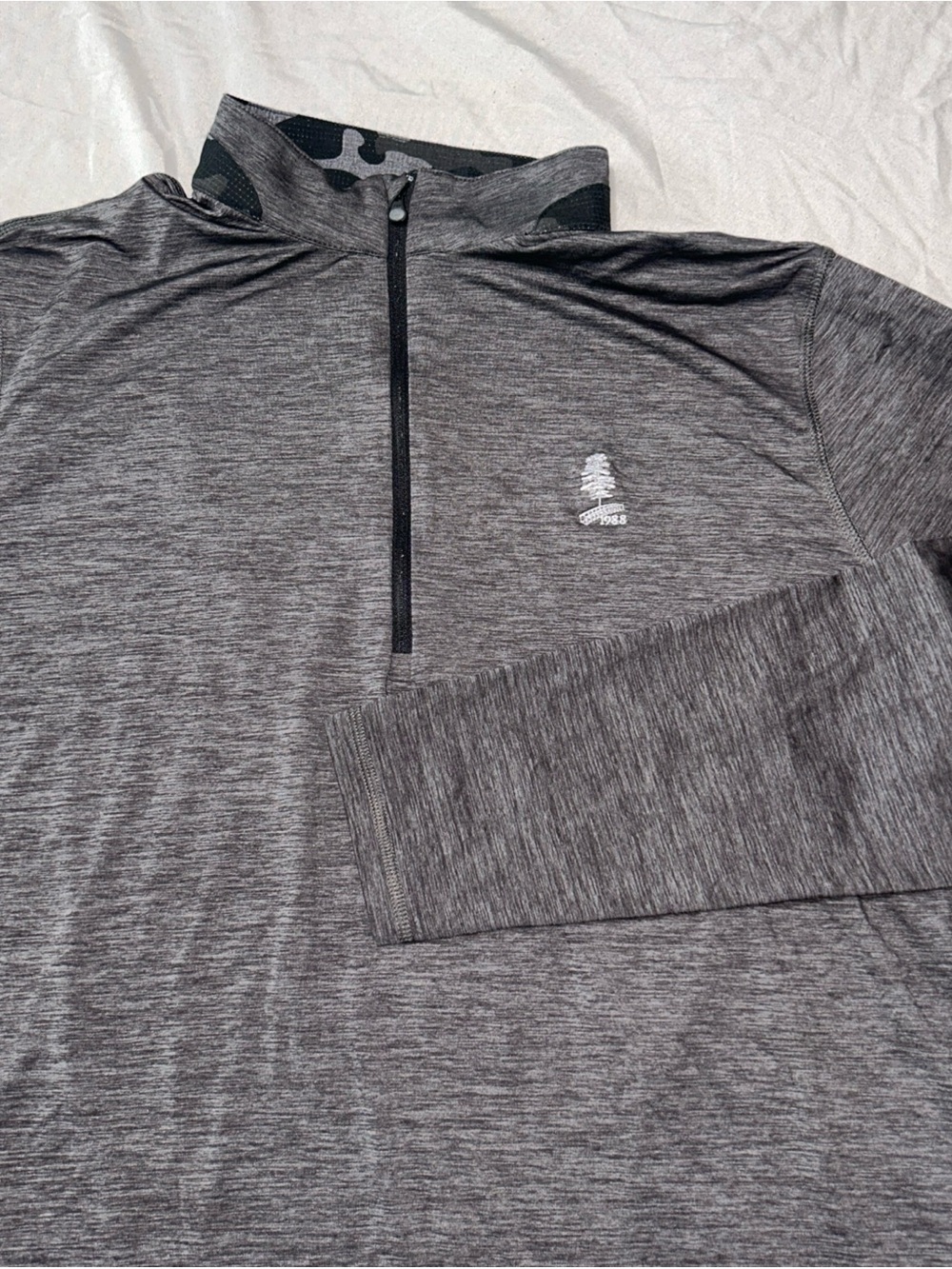 Greyson Guide Sport 1/4 Zip Mens  XL Pullover Dri Fit Classic Performance Gray - Picture 2 of 16